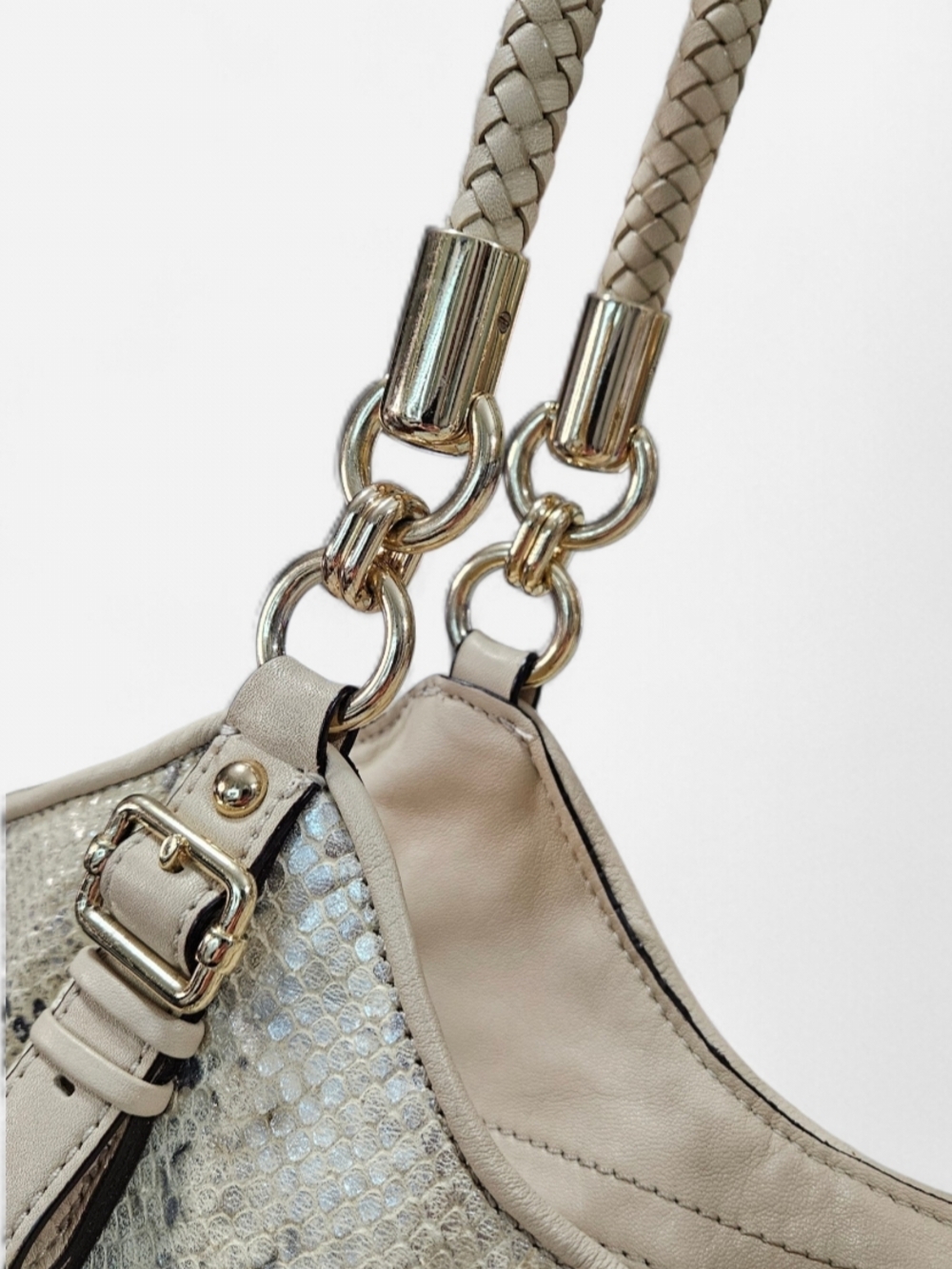 Coach 2011 Madison Python Embossed Hobo Bag w/matching Wristlet - Picture 14 of 16